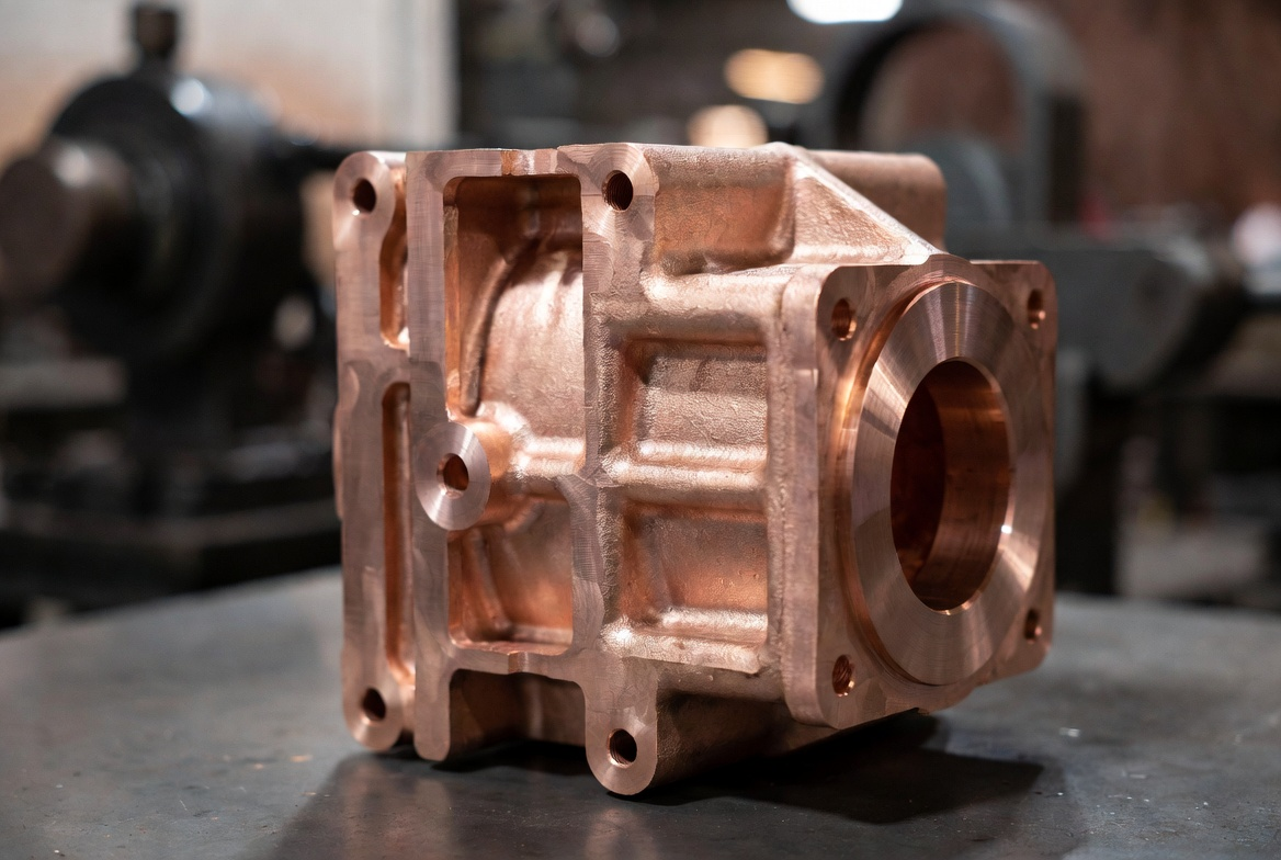 Cymber Metal公司采用开式模锻工艺锻造高纯度铜坯,用于工业阀门部件