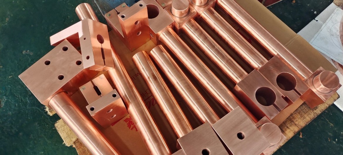 CuCrZr welding electrode tips produced at Cymber Metal for industrial resistance welding lines