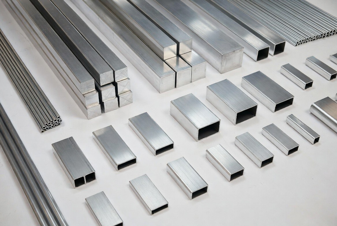 Overview of 6xxx aluminum rods, plates, profiles, tubes, and hex bars at Cymber Metal