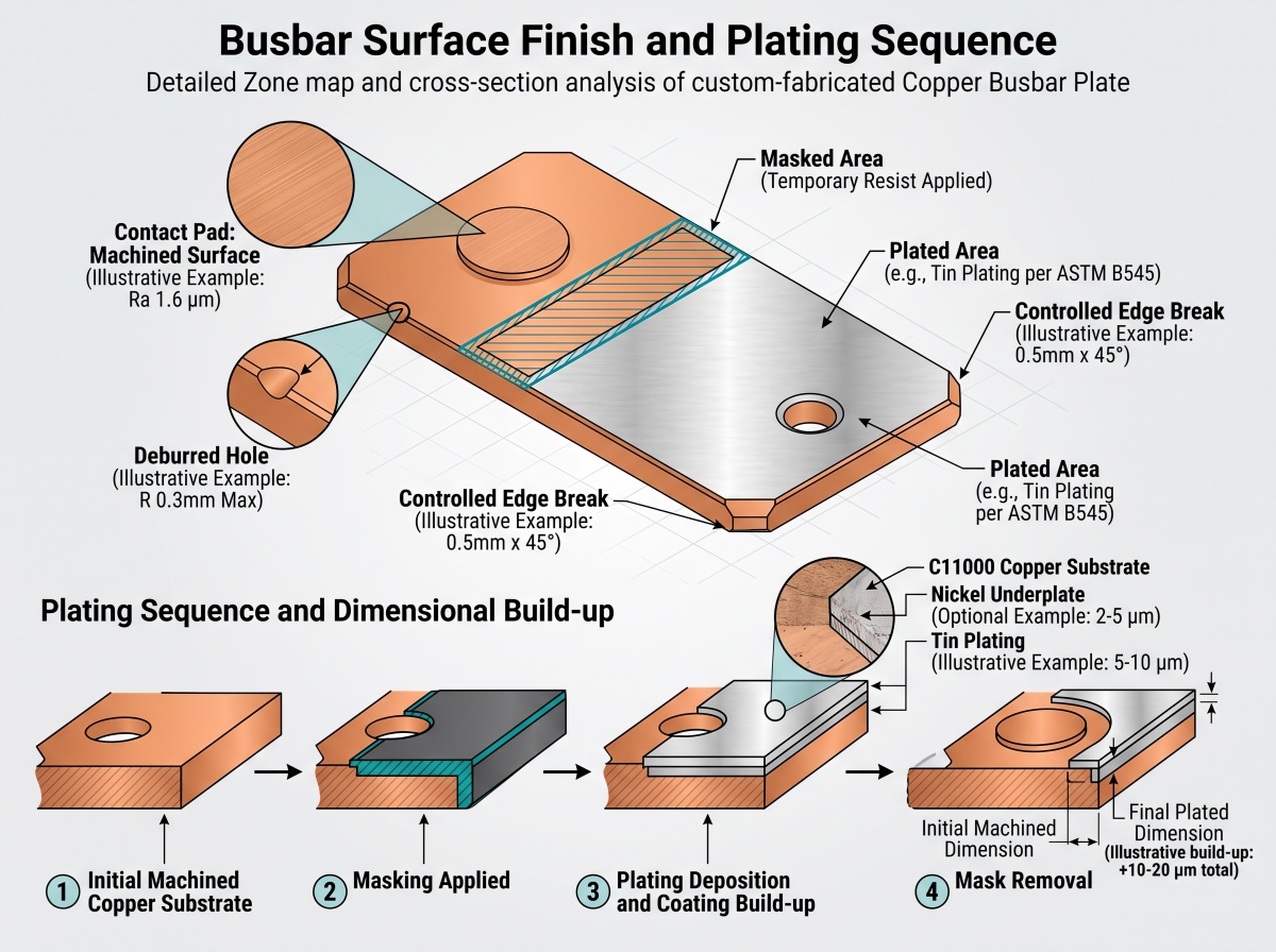 copper-busbar-surface-finish-plating-sequence