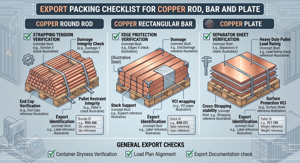 copper-rod-bar-plate-export-packing-checklist