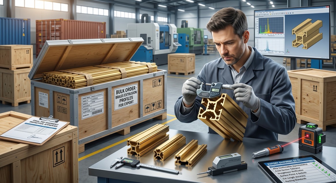 Custom Brass Profile Inspection Before Bulk Order
